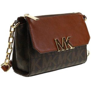 NWT Michael Kors Florence Leather Crossbody Handbag
